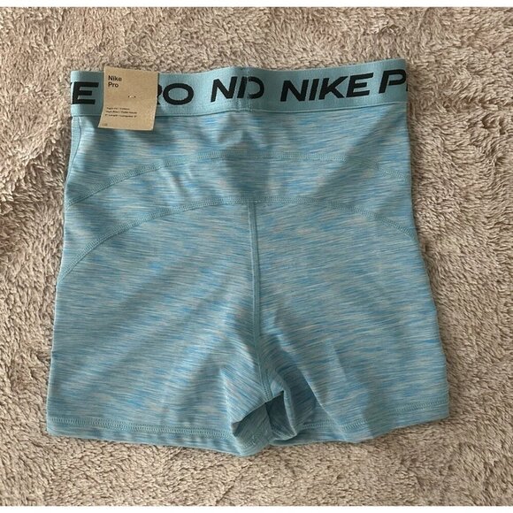 Nike Women's Pro 3" Space Dye Dri-Fit Compression Shorts Size S HJ6348-464 New - Picture 9 of 10